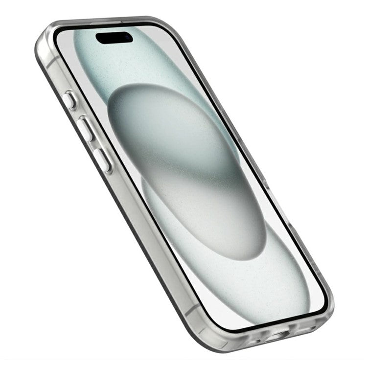 Candy Series For iPhone 16 Plus Case Compatible with MagSafe PC+TPU+PET Anti-Drop Phone Cover - White