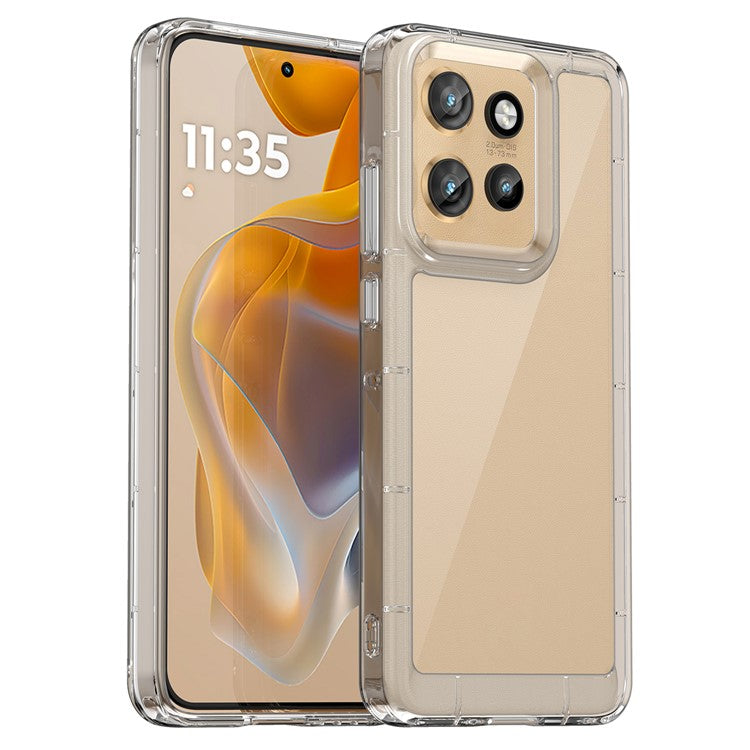 For Motorola Edge 50 Neo 5G / Moto S50 5G / Thinkphone 25 5G Case TPU +Acrylic Protective Clear Phone Cover - Transparent