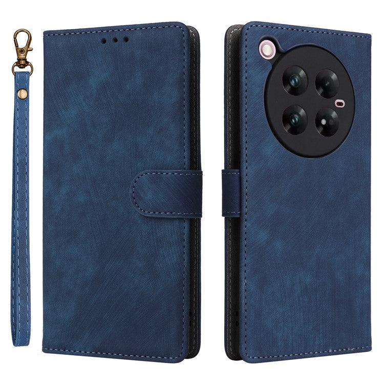 For Infinix Zero 40 5G X6861 Wallet Case RFID Blocking PU Leather Cover Stand View - Blue