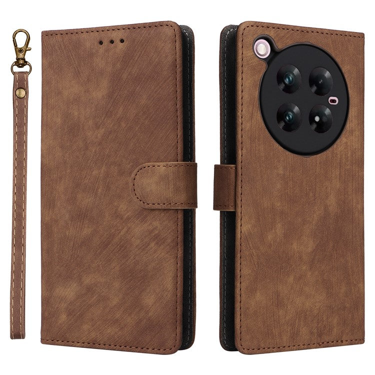 For Infinix Zero 40 5G X6861 Wallet Case RFID Blocking PU Leather Cover Stand View - Brown