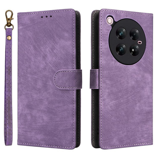 For Infinix Zero 40 5G X6861 Wallet Case RFID Blocking PU Leather Cover Stand View - Purple