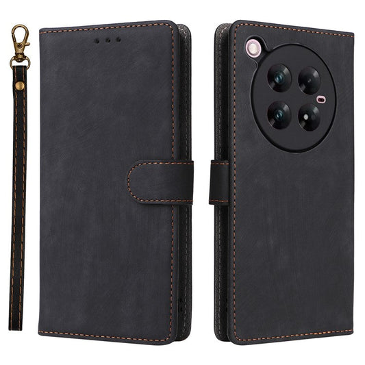 For Infinix Zero 40 5G X6861 Wallet Case RFID Blocking PU Leather Cover Stand View - Black