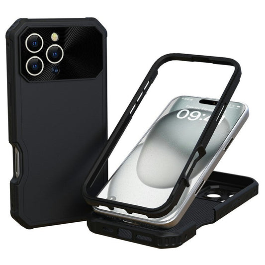 GW24 For iPhone 16 Pro Case Compatible with MagSafe Drop-Proof TPU+PC Phone Protector - Black