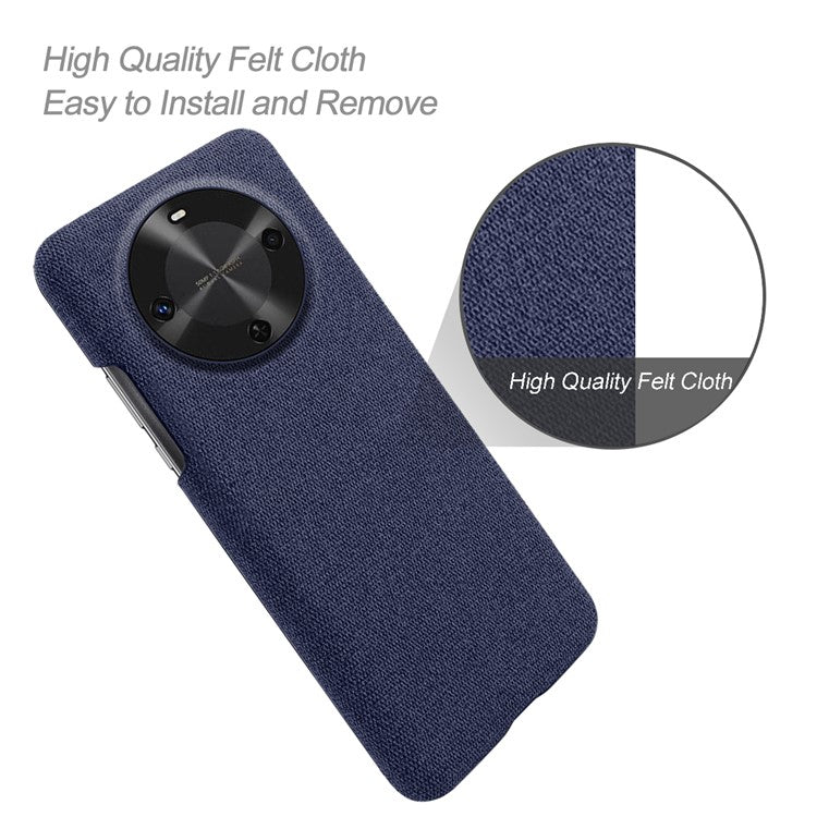 For Huawei Maimang 30 5G Case Cloth Texture Anti-Scratch Protective PC Phone Cover - Blue