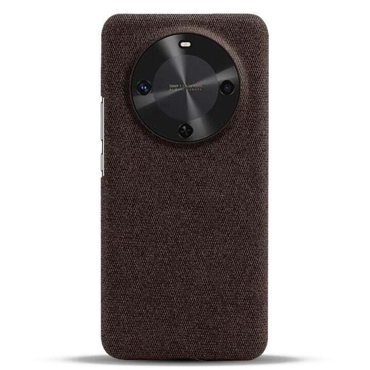 For Huawei Maimang 30 5G Case Cloth Texture Anti-Scratch Protective PC Phone Cover - Brown