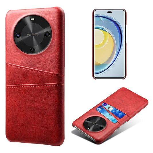 For Huawei Maimang 30 5G Case Dual Card Slots PU Leather + Hard PC Phone Cover - Red