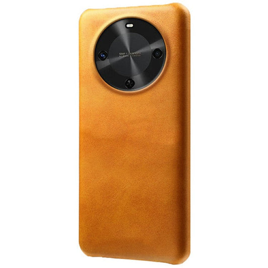 For Huawei Maimang 30 5G Case Calf Texture PU Leather Hard PC Protective Phone Cover - Orange