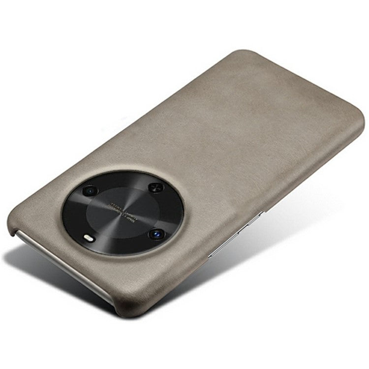 For Huawei Maimang 30 5G Case Calf Texture PU Leather Hard PC Protective Phone Cover - Grey