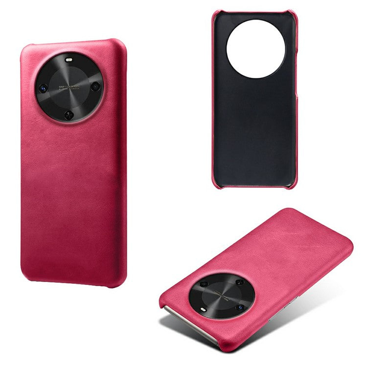 For Huawei Maimang 30 5G Case Calf Texture PU Leather Hard PC Protective Phone Cover - Rose