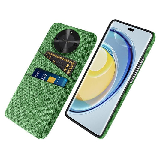For Huawei Maimang 30 5G Case Cloth + Hard PC Phone Cover with Dual Card Slots - Green