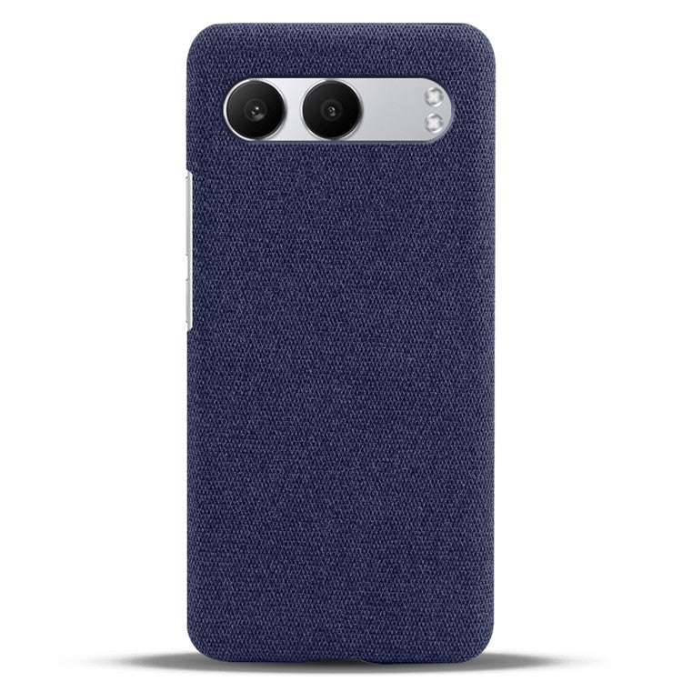 For OnePlus Nord 4 Case Cloth Texture Anti-Scratch Protective PC Phone Cover - Blue