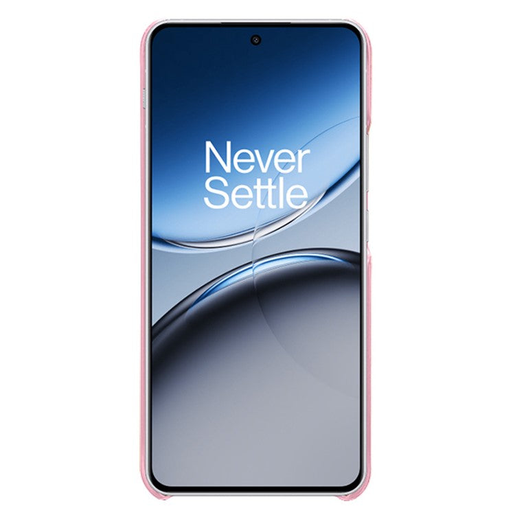 For OnePlus Nord 4 Case Dual Card Slots PU Leather + Hard PC Phone Cover - Rose Gold