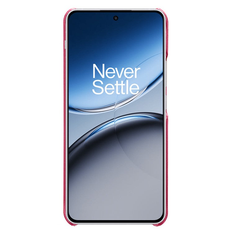 For OnePlus Nord 4 Case Dual Card Slots PU Leather + Hard PC Phone Cover - Rose