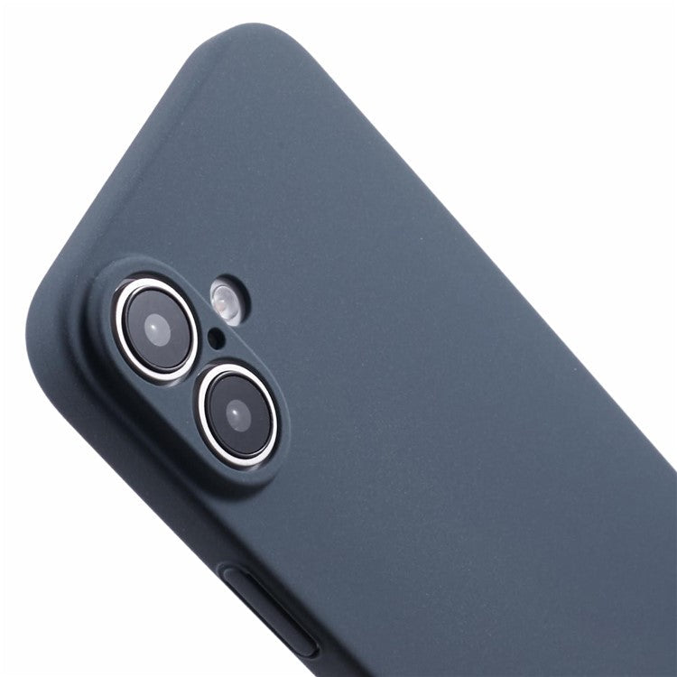 For iPhone 16 Plus Case Matte Hard PC Ultra-Slim Cell Phone Cover - Dark Grey
