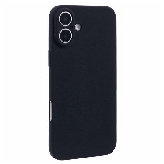 For iPhone 16 Plus Case Matte Hard PC Ultra-Slim Cell Phone Cover - Black