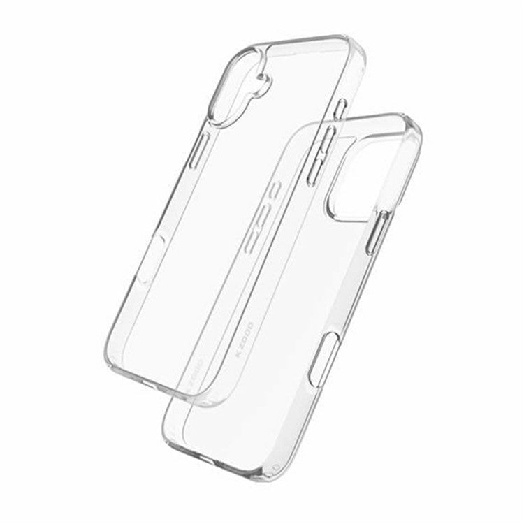KZDOO Guardian Series For iPhone 16 Plus Case Shockproof PC+TPU Phone Cover - Transparent