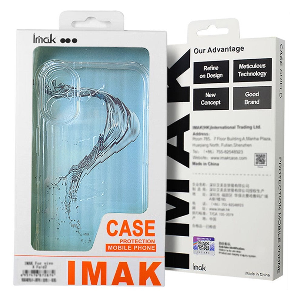 IMAK For Samsung Galaxy Z Flip7 FE 5G / Z Flip6 5G Clear Case Compatible with MagSafe Shockproof PC+TPU Phone Cover