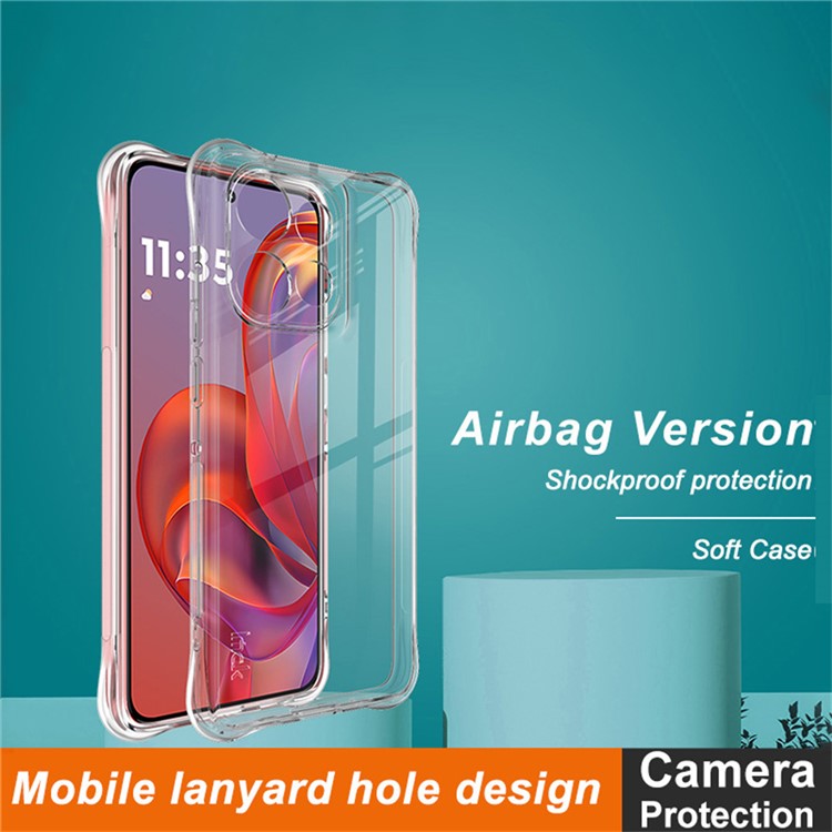 IMAK For Motorola Thinkphone 25 5G /  Moto S50 5G / Edge 50 Neo 5G Case TPU Phone Cover Airbag Shockproof Protection - Transparent