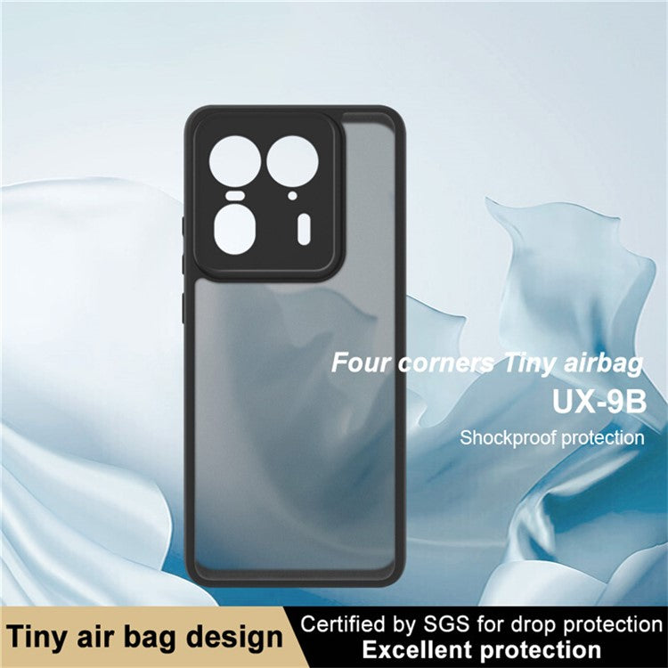 IMAK UX-9B Series For Motorola Moto X50 Ultra 5G / Edge 50 Ultra 5G Case Tiny Airbag PC+TPU Matte Phone Cover