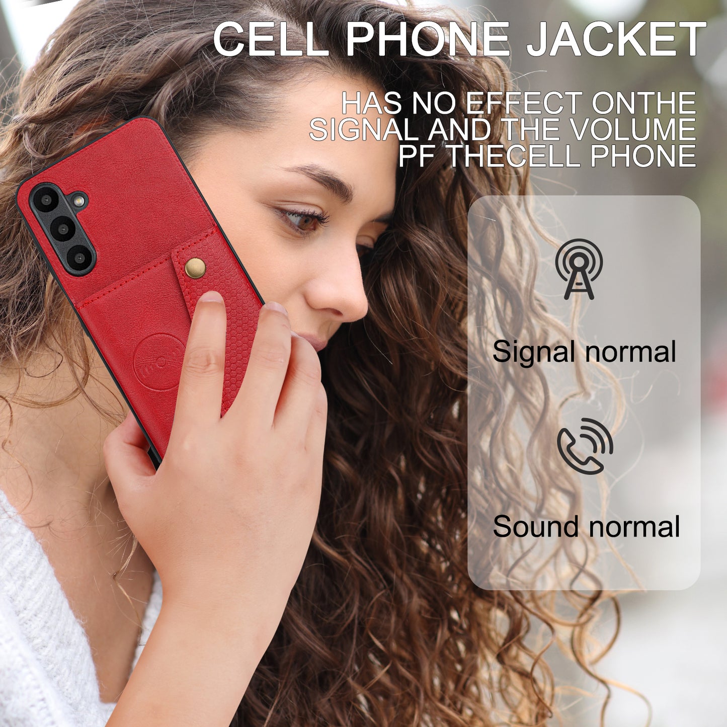 For Samsung Galaxy A16 5G / A16 4G Case Card Slots Kickstand Leather+TPU Phone Cover - Red