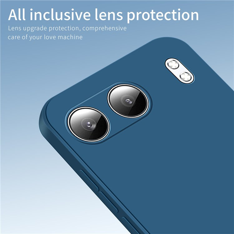 PINWUYO JK Touching Series For OnePlus Nord 4 Case Silky Touch Soft TPU Phone Back Cover - Navy Blue