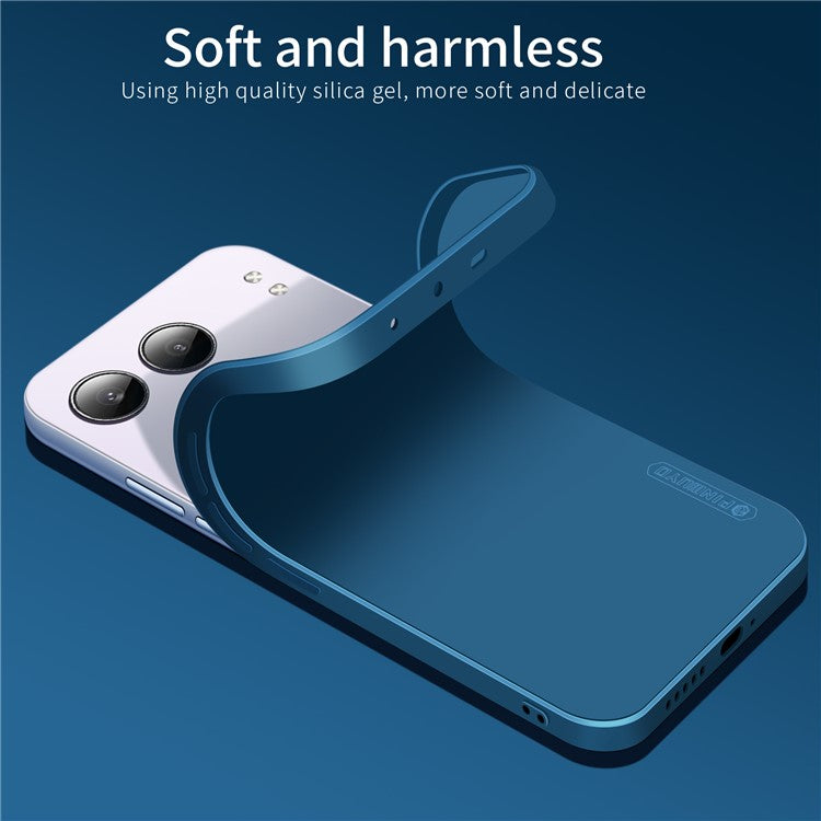 PINWUYO JK Touching Series For OnePlus Nord 4 Case Silky Touch Soft TPU Phone Back Cover - Navy Blue