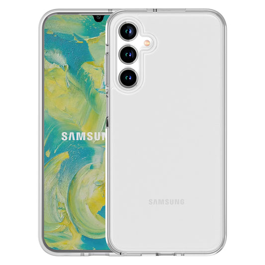 For Samsung Galaxy A16 5G / A16 4G Case PC + TPU Shockproof Clear Phone Cover - Transparent White