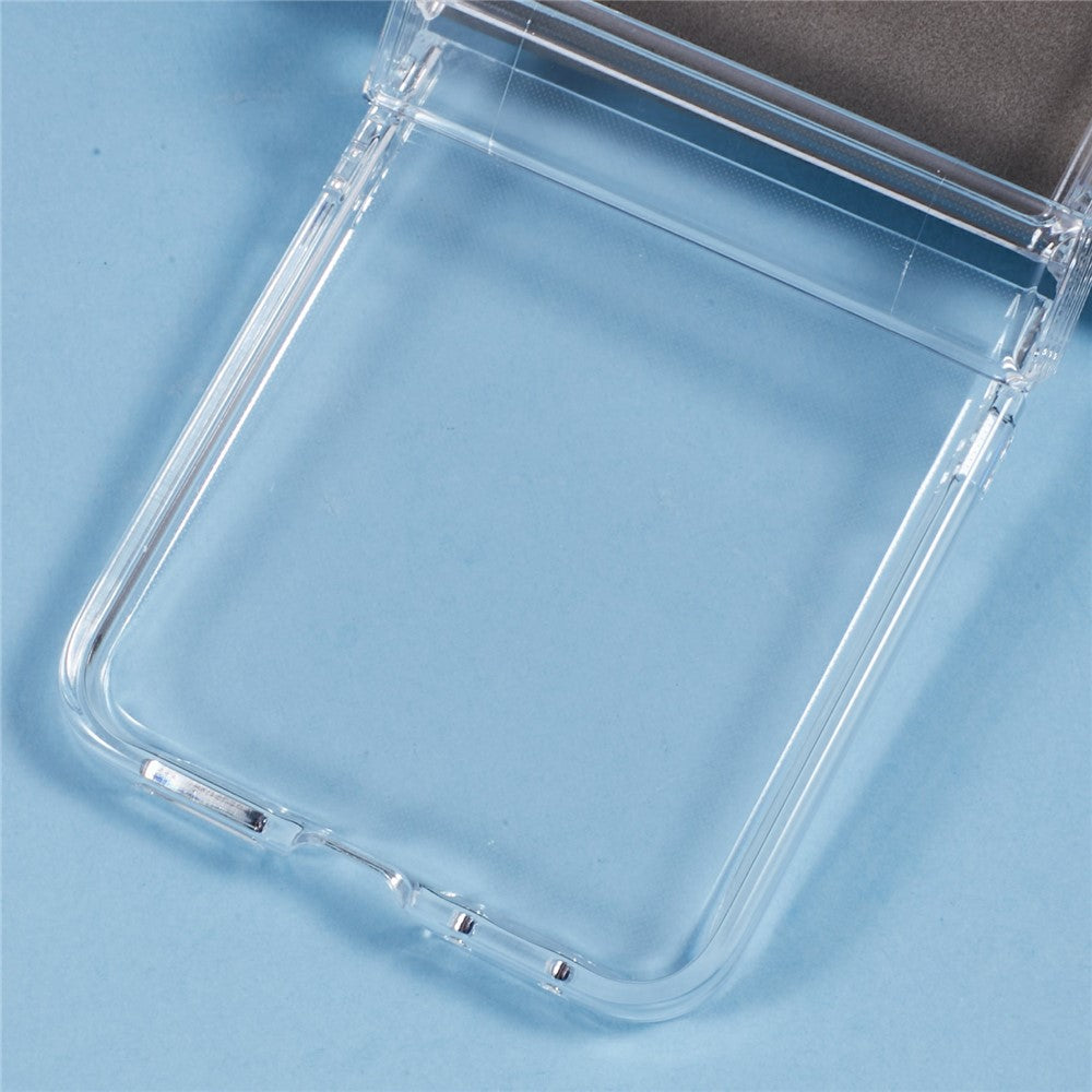 For Motorola Razr 50 Ultra 5G Shockproof Case Crystal Clear PC Phone Shell 3-Piece Design Phone Cover