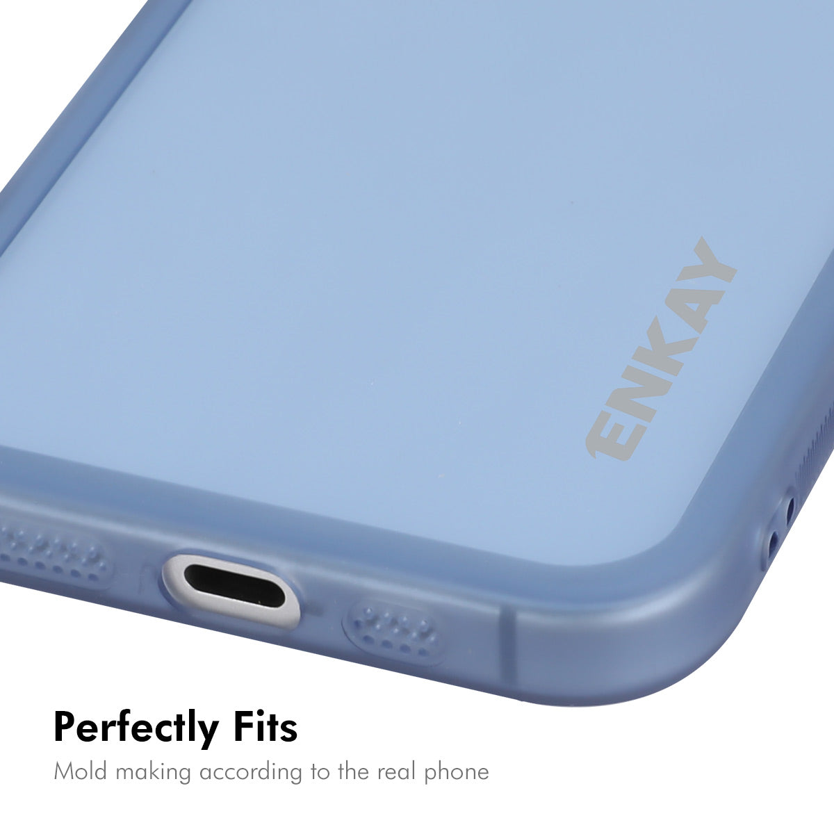 For iPhone 16 Plus ENKAY HAT PRINCE Case Matte TPU Phone Cover with Lens Film + 9H Glass Protector - Purple