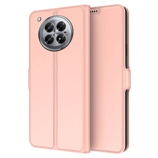 For Infinix Zero 40 5G Case Shockproof TPU Inner Shell Leather Phone Cover Card Slot - Rose Gold