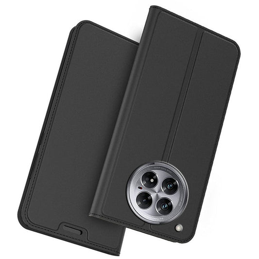 For Infinix Zero 40 5G Case PU Leather Phone Cover with Card Holder Stand Magnetic Closure - Black