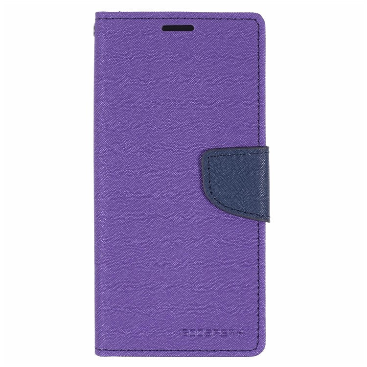 MERCURY GOOSPERY For iPhone 16 Plus Case PU Leather Wallet Phone Cover - Purple