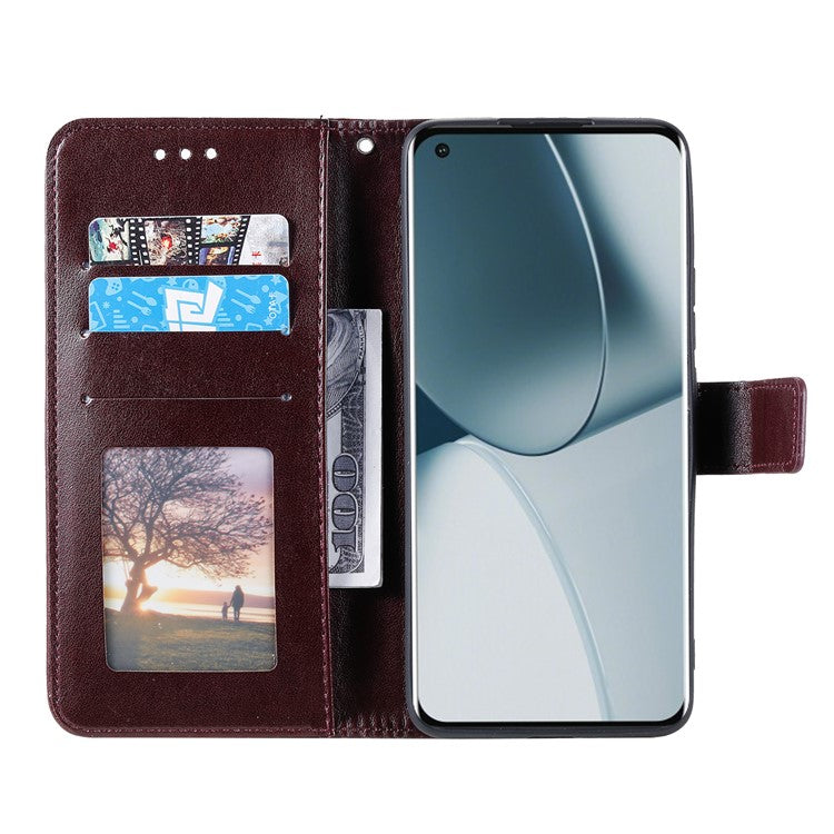 For Motorola Edge 50 Neo 5G / Moto S50 5G / Thinkphone 25 5G Case Imprinted Totem PU Leather Wallet Stand Phone Cover - Brown