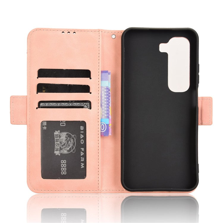 For Infinix Hot 50 5G X6720 Leather Case Phone Wallet Cover with Multiple Card Slots - Pink