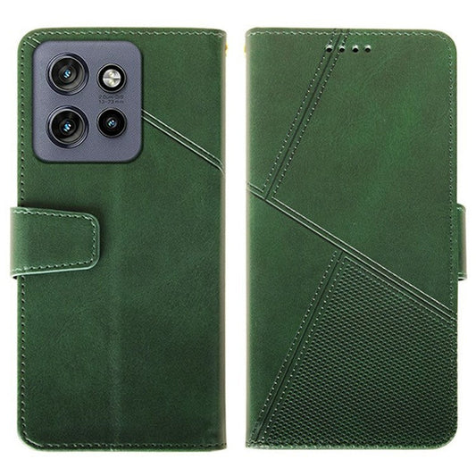 IDEWEI For Motorola Edge 50 Neo 5G / Moto S50 5G / Thinkphone 25 5G Wallet Phone Case Calf Texture Stand Leather Cover - Green