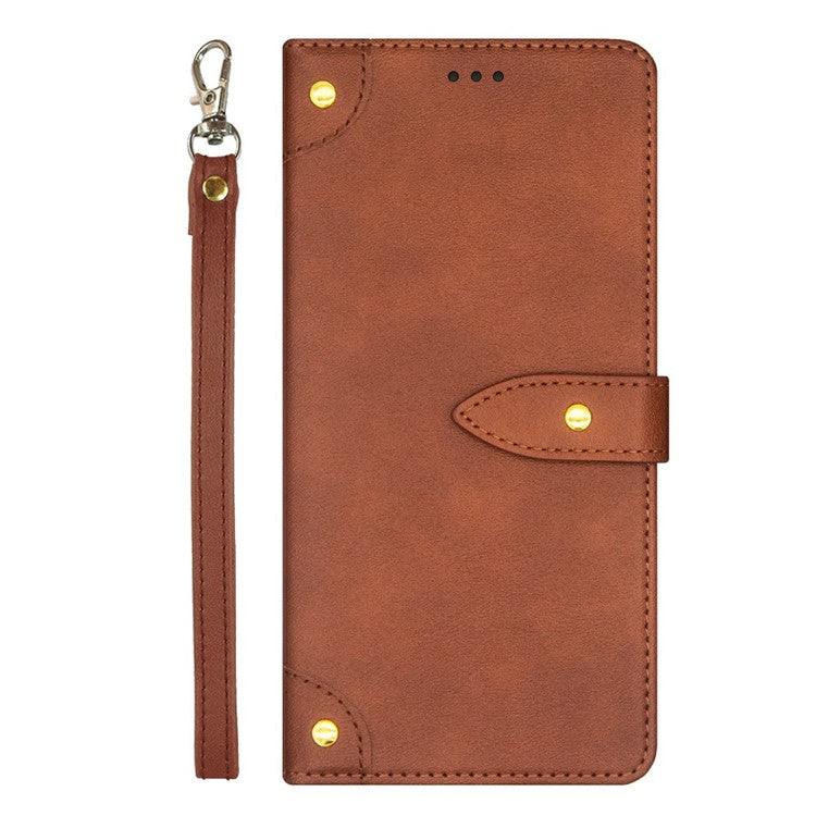 IDEWEI For Google Pixel 9 Pro XL Stand Case PU Leather Phone Cover with Card Slots - Brown