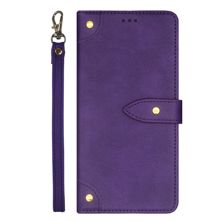 IDEWEI For Google Pixel 9 / 9 Pro Stand Case PU Leather Phone Cover with Card Slots - Purple