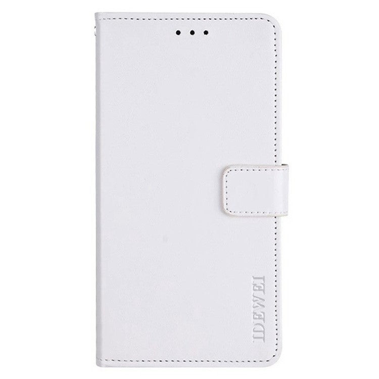 IDEWEI For Google Pixel 9 / 9 Pro Stand Case Crazy Horse Texture Leather Phone Cover - White