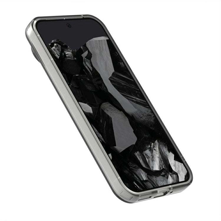 Candy Series For Google Pixel 9 / 9 Pro Case Compatible with MagSafe PC+TPU+PET Anti-Drop Phone Cover - Black
