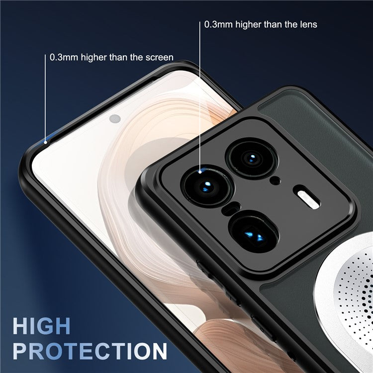 For Motorola Moto X50 Ultra 5G / Edge 50 Ultra 5G Magnetic Case Heat Dissipation Aromatherapy Kickstand Silicone+PC Phone Cover - Silver