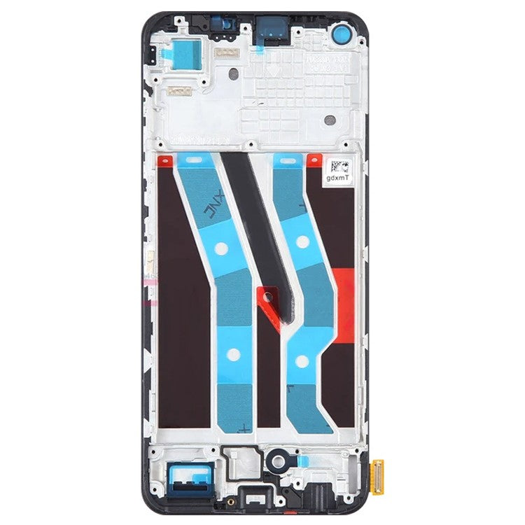 For Realme 11 4G (159.9x73.3x7.95mm) Grade C OLED Screen and Digitizer Assembly + Frame Spare Part (Without Logo)