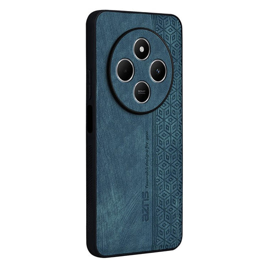 AZNS For Xiaomi Poco C75 4G / Redmi 14R 5G / 14C 4G Case Protective PU Leather Covered TPU Phone Shell - Green