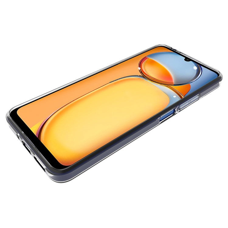 10Pcs / Pack For Xiaomi Poco C75 4G / Redmi 14R 5G / 14C 4G Clear Case Watermark-Free TPU Protective Cover