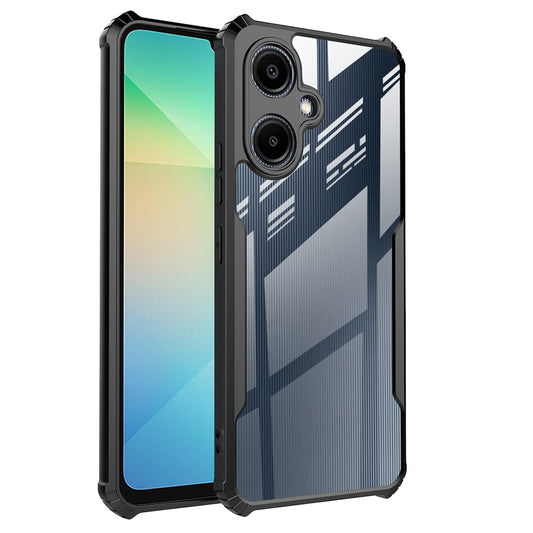 Bulk Buy For Samsung Galaxy A06 Case Reinforced Corners TPU+Acrylic Clear Phone Cover