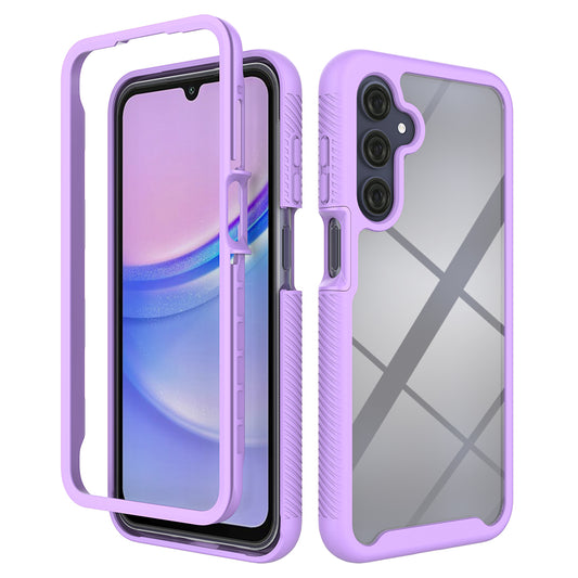 For Samsung Galaxy A16 5G / A16 4G Case Anti-Drop 2-in-1 PC+TPU Phone Cover - Purple