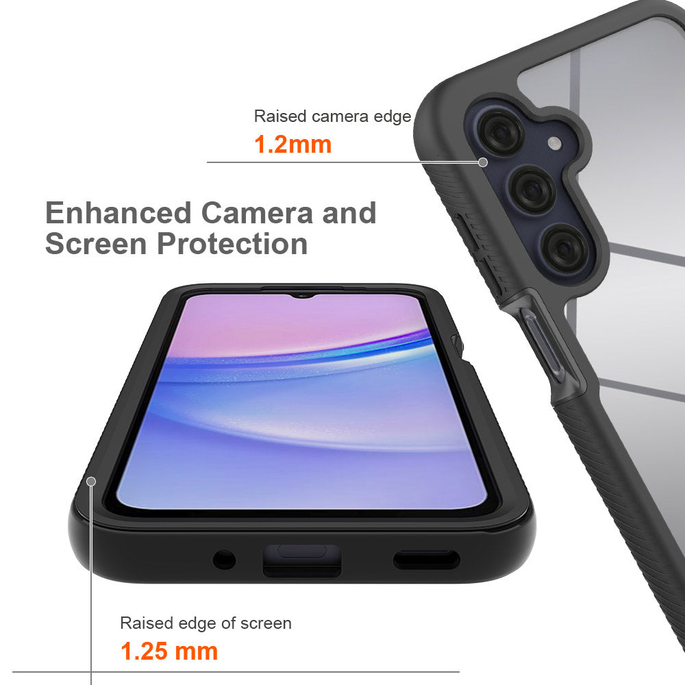 For Samsung Galaxy A16 5G / A16 4G Case Anti-Drop 2-in-1 PC+TPU Phone Cover - Purple