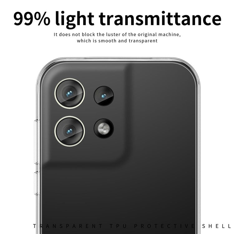 MOFI For Motorola Edge 50 Neo 5G / Moto S50 5G / Thinkphone 25 5G Case Anti-Scratch Clear Soft TPU Phone Cover