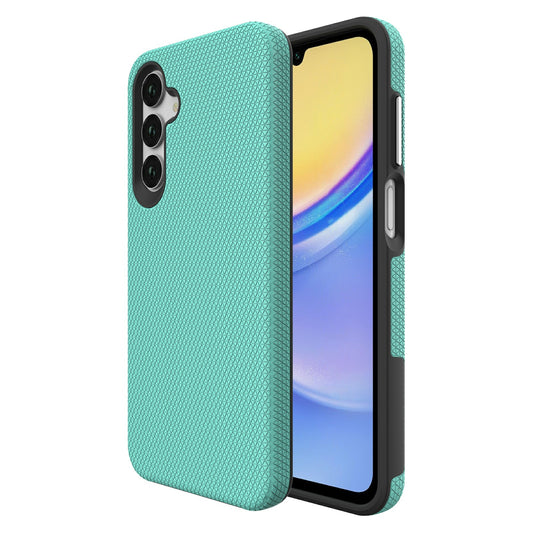 For Samsung Galaxy A16 5G / A16 4G Case TPU+PC Four Corner Anti-Drop Phone Cover - Mint Green