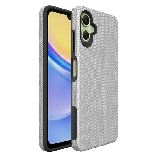 For Samsung Galaxy A06 Case TPU+PC Four Corner Anti-Drop Phone Cover - Silver