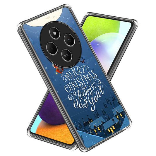 For Xiaomi Poco C75 4G / Redmi 14R 5G / 14C 4G Case Christmas Pattern Printing Soft TPU Phone Cover - Style B